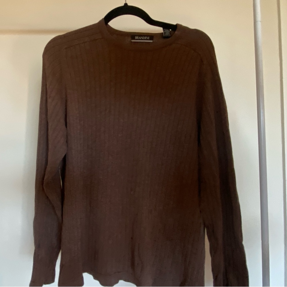 90s men’s brown sweater!